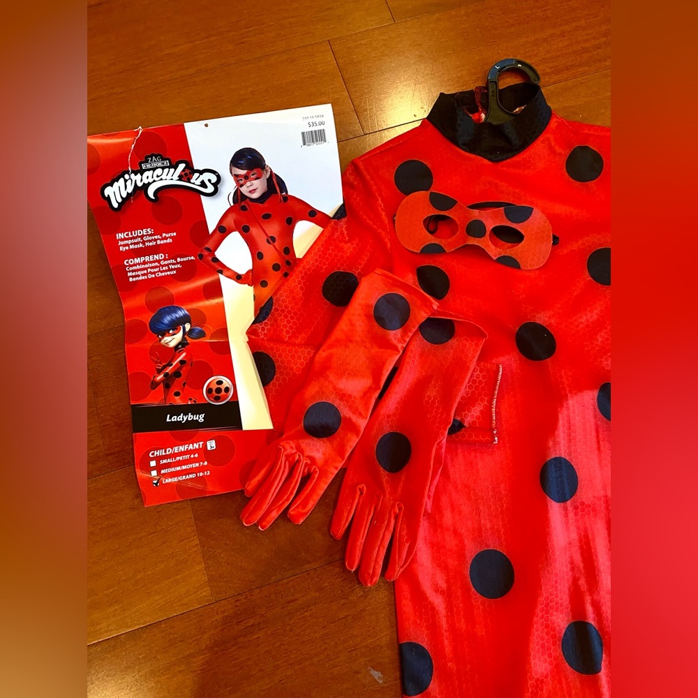 Miraculous Ladybug Costume Child Large (10-12)